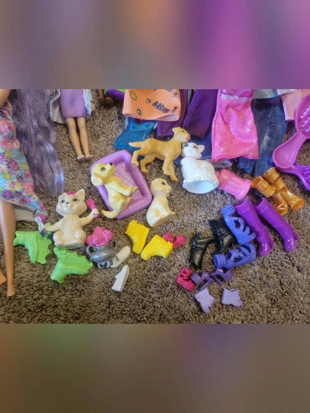Barbie lot dolls